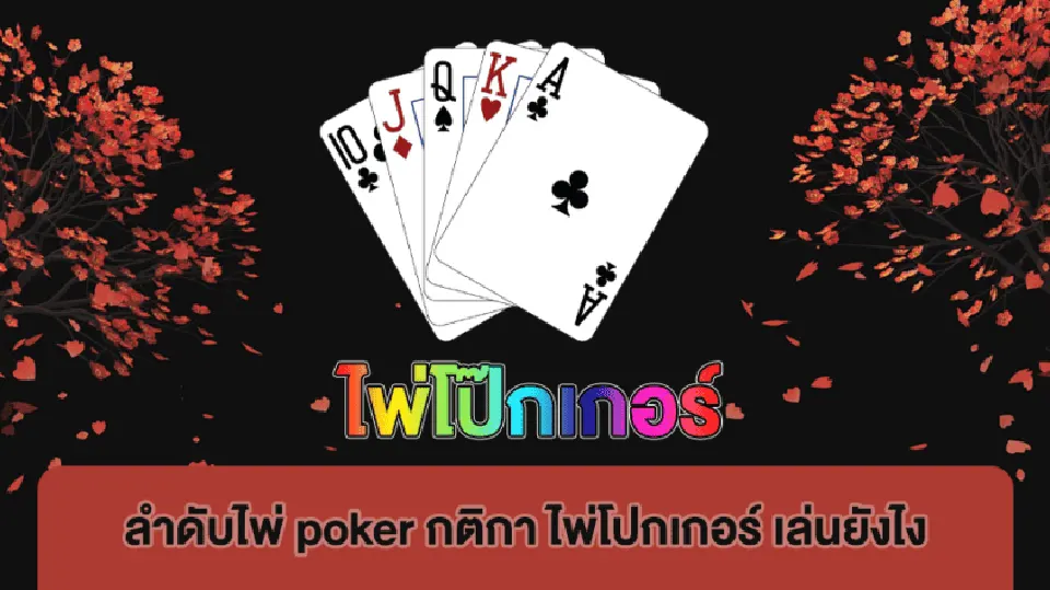 รูป แบบ ไพ่ poker