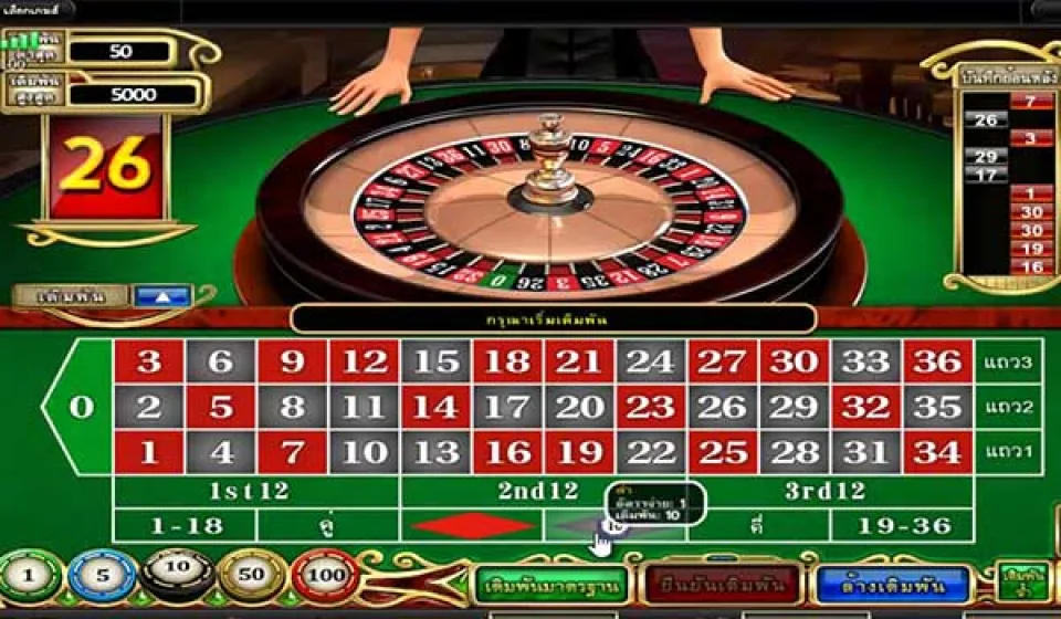 รูเล็ตออนไลน์ในประเทศไทย